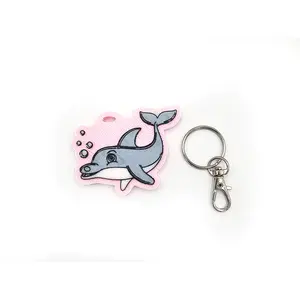 Baby Dolphin Keyring Novelty Bag Tag Charm