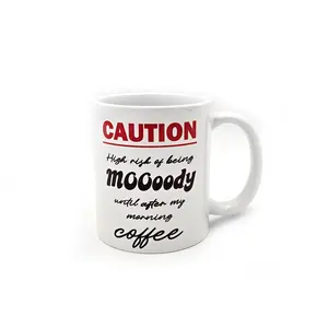 Highland Cow Mug Funny Coffee Quote 11oz White