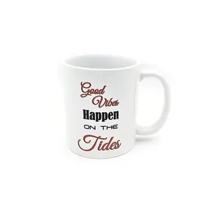Surf Themed Mug Surfing Quote 11oz White