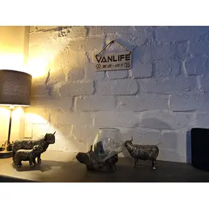 Vanlife Decorative Sign | Plaque with VW and T6 Logo