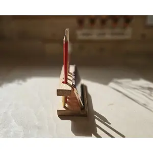 Handmade Solid Oak Desk Organiser Pen and Phone Holder