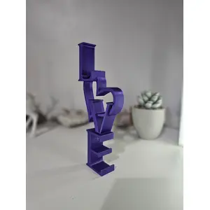 Love Sign with a Heart Ornament