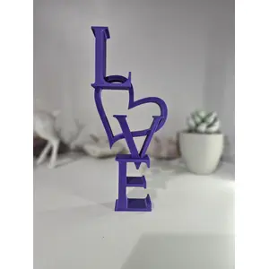 Love Sign with a Heart Ornament
