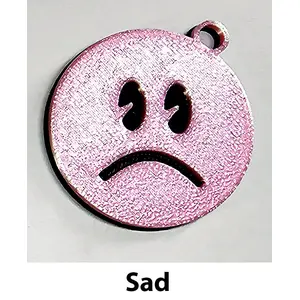 Emoji Keyring fun kids teenager bag tag keychain zip tag