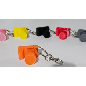 Camera Novelty Keyring Photographer Gift