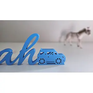 Childs Name Sign Personalised 3D Plaque