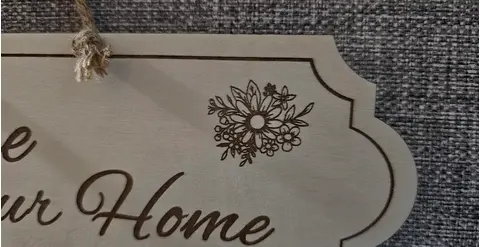 Welcome to our home Plaque / Sign Classic Design