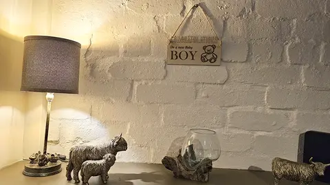 Congratulations on a Baby Boy Decorative sign