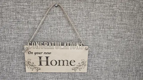 Congratulations on your New Home Decorative Sign / Plaque