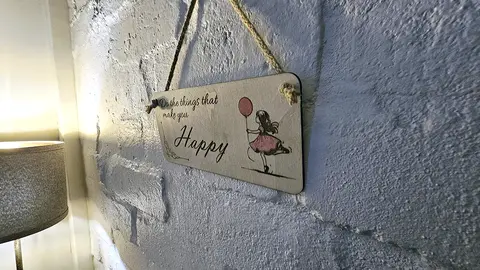 Do The Things That Make You Happy Decorative Plaque Inspirational Sign