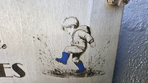 When Life Gives You A Rainy Day Play In The Puddles Decorative Sign Plaque