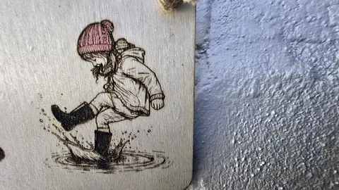 When Life Gives You A Rainy Day Play In The Puddles Decorative Sign Plaque