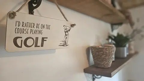 Decorative Golfing Themed Sign | Plaque