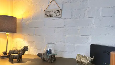 Female Tennis Player Decorative Sign | Plaque