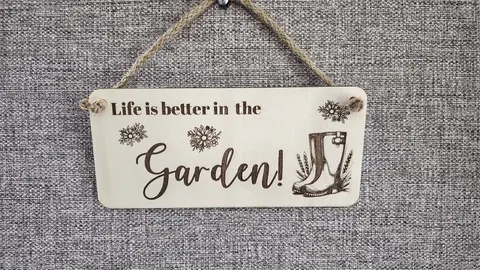 Gardening Decorative Sign | Plaque | Life is Better in the Garden
