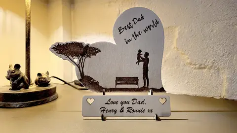 Best Dad Decorative Personalised Desk Sign | Plaque