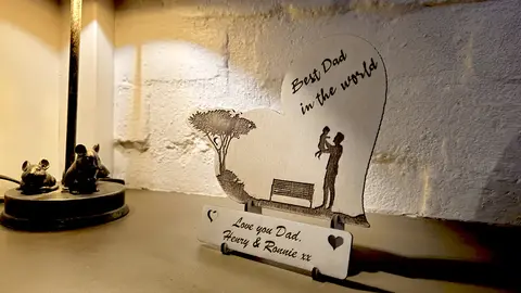 Best Dad Decorative Personalised Desk Sign | Plaque