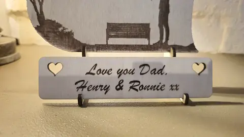 Best Dad Decorative Personalised Desk Sign | Plaque