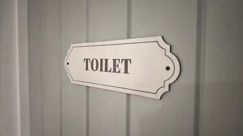 Toilet Door Decorative Sign | Plaque | Elegant Design