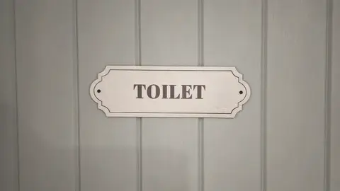 Toilet Door Decorative Sign | Plaque | Elegant Design