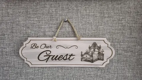Be Our Guest Decorative Sign | Plaque