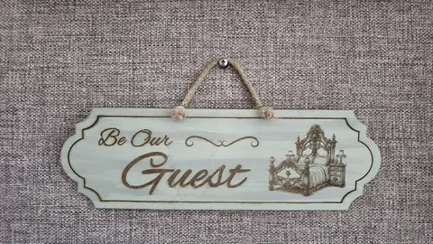 Be Our Guest Decorative Sign | Plaque