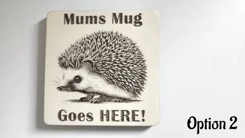 Mums Mug Goes HERE | Hedgehog Theme | 4 Variations