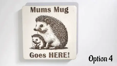 Mums Mug Goes HERE | Hedgehog Theme | 4 Variations