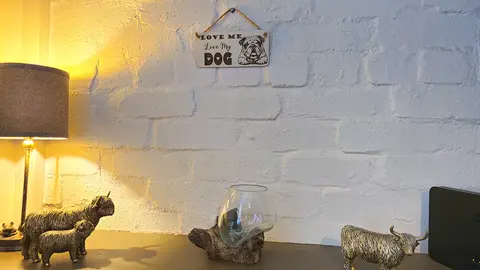 LOVE Me Love My DOGS | English Bulldog | Decorative Wooden Sign | Plaque