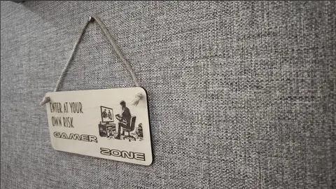 Gamer Decorative Sign | Plaque | Enter At Your Own Risk