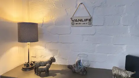 Vanlife Decorative Sign | Plaque with VW and T4 Logo