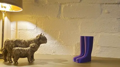 Novelty Gardening Themed Ornament | Wellington Boot Desk Tidy | Welly Party or Wedding Favours