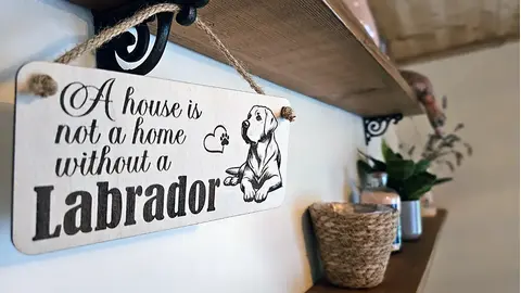 Labrador Decorative Sign | Plaque | Personalised Option