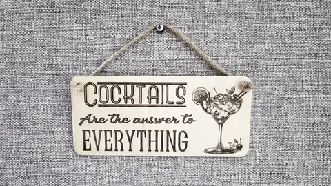 Cocktail Drink Decorative Signs and Plaques