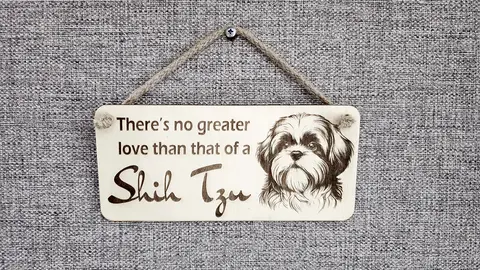 Shih Tzu Decorative Sign | Plaque
