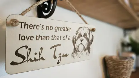 Shih Tzu Decorative Sign | Plaque