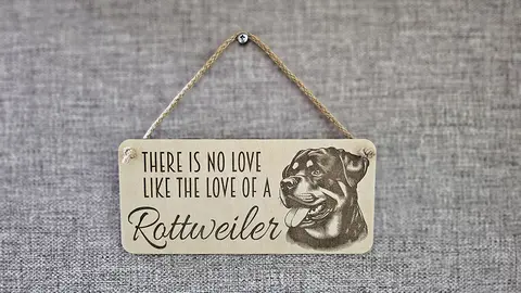 Rottweiler Decorative Sign | Plaque | Rottie