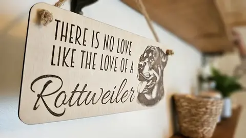 Rottweiler Decorative Sign | Plaque | Rottie