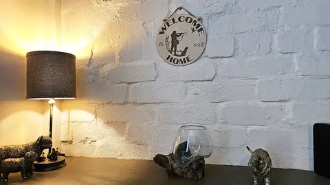 Welcome To Our Home Shooting Hunting Themed Hanging Wall Plaque / Sign