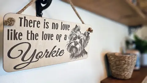 Yorkie Decorative Sign | Plaque