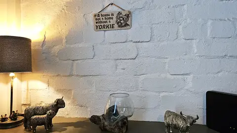 Yorkie Decorative Sign | A House Is Not A Home Without A Yorkie Plaque