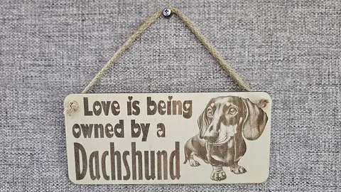 Dachshund Sign | Plaque | Personalised Option | Gifts
