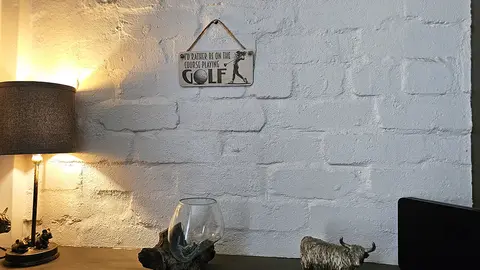 Female Golfing Decorative Sign | Plaque