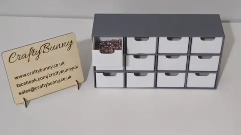 12 Drawer Crafting Storage Box