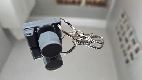 Camera Novelty Keyring Photographer Gift