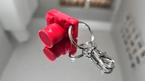 Camera Novelty Keyring Photographer Gift