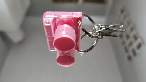 Camera Novelty Keyring Photographer Gift