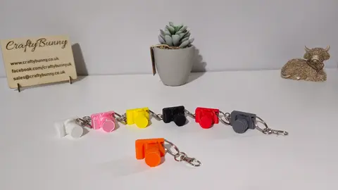 Camera Novelty Keyring Photographer Gift