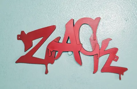 Childs Name Sign Personalised 3D Plaque