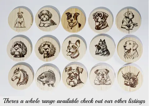 Bloodhound Wooden Coaster Gift Ideas for Pet Dog Owners